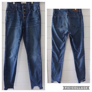Madewell Button Crop Jeans